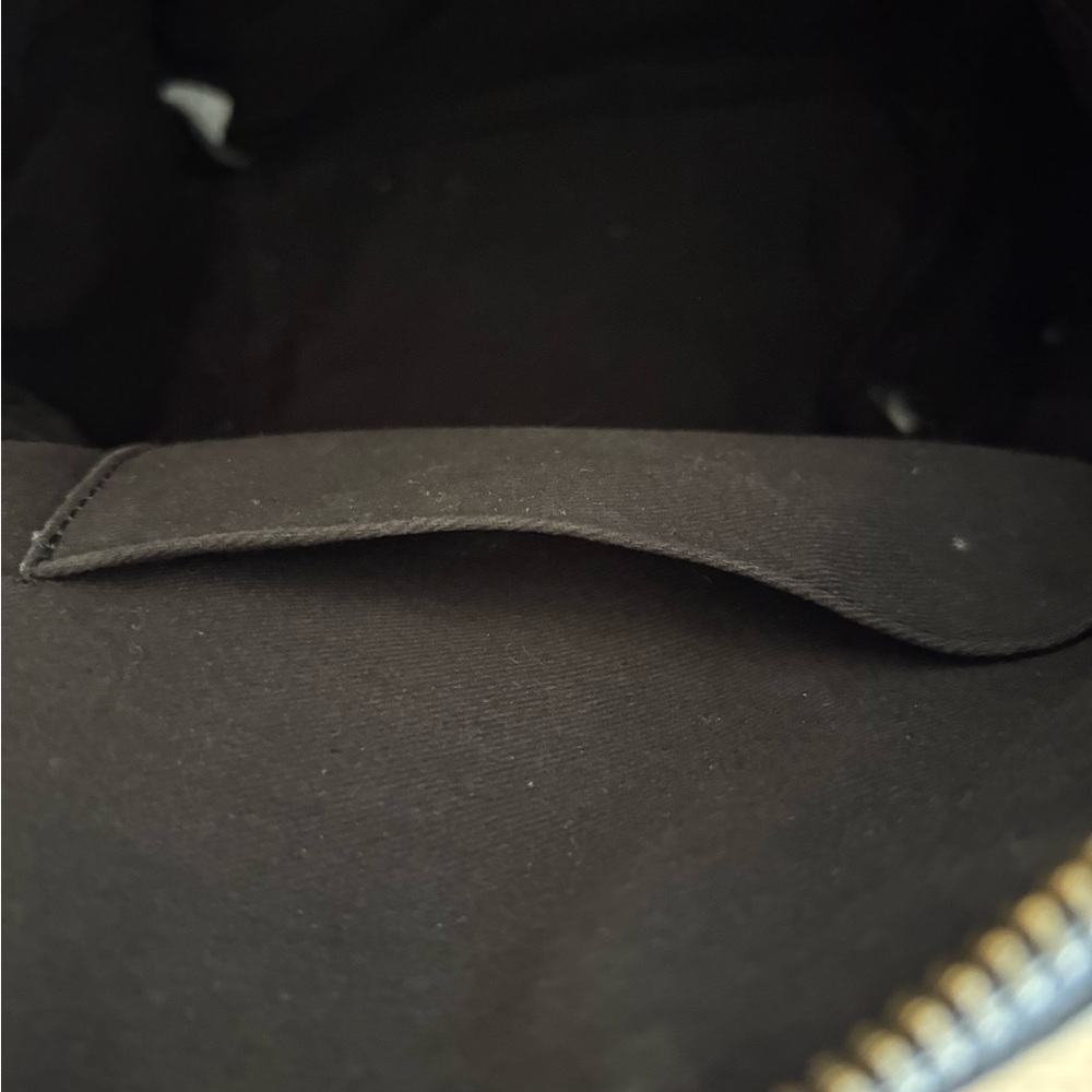 Frye Mini Olivia Black Leather Backpack - Picture 12 of 16